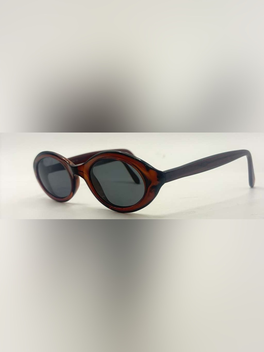 Lauren LS82PL Brown Oval Sunglasses Frames Only - Picture 2 of 8